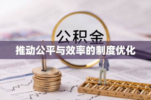 蕉城推动公平与效率的制度优化
