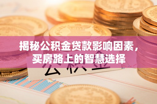 蕉城揭秘公积金贷款影响因素，买房路上的智慧选择