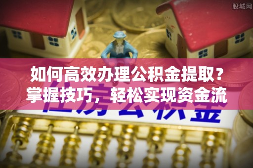 蕉城如何高效办理公积金提取？掌握技巧，轻松实现资金流动