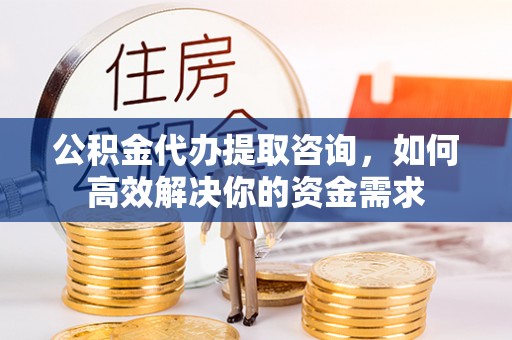 蕉城公积金代办提取咨询，如何高效解决你的资金需求