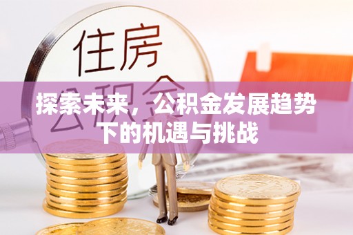 蕉城探索未来，公积金发展趋势下的机遇与挑战